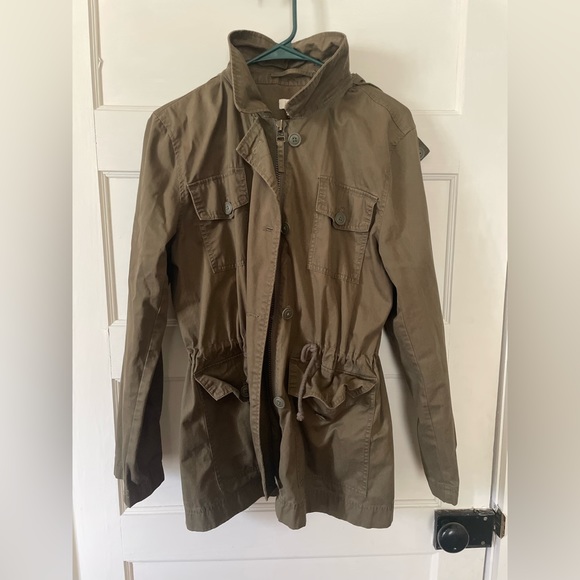 J. Crew army green utility jacket - Picture 8 of 11